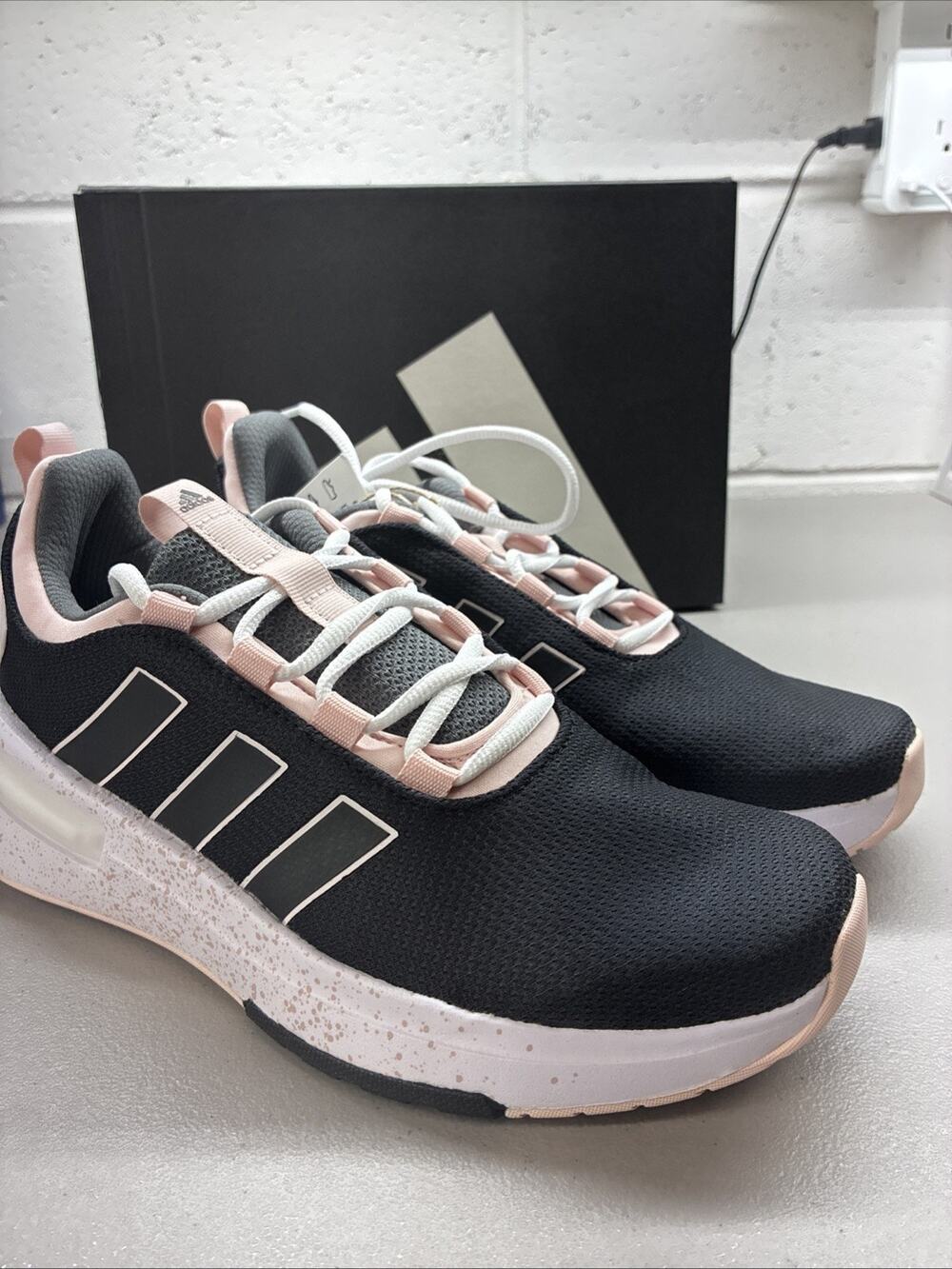 Adidas Racer TR23 Women's Running Shoes Black IH2333 New Size 8.5 New With Box